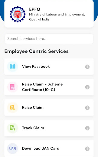 Raise Claim epfo