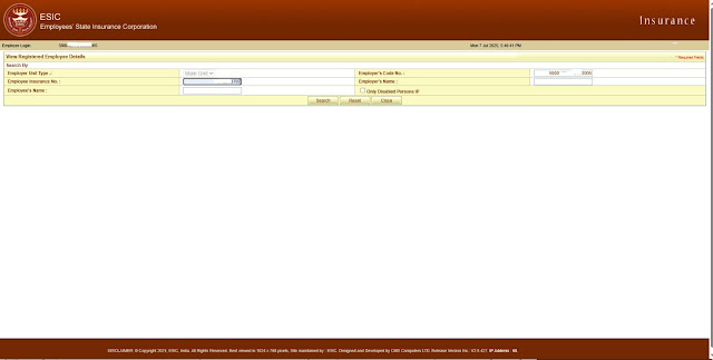 ESIC IP Details Update कैसे करें?