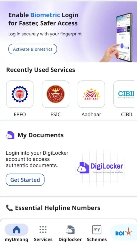 Umang App se New UAN Generate (2)